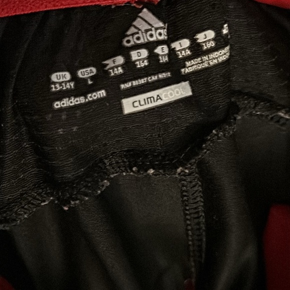 Adidas Climacool Boys Lightweight Track Suit Pants Drawstring Waist Mesh Pockets - Picture 4 of 7